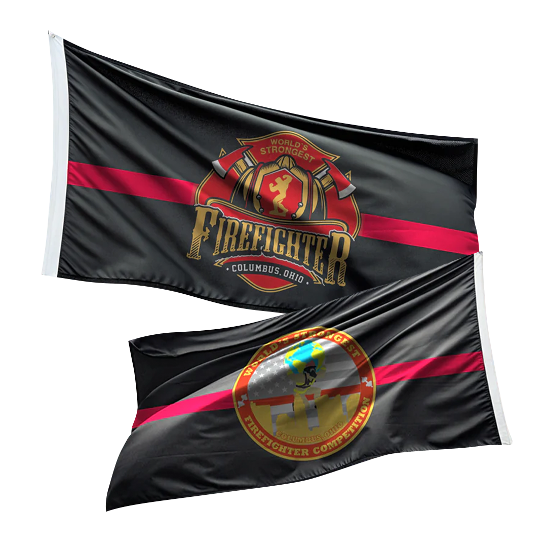 Strongest Firefighter Flag